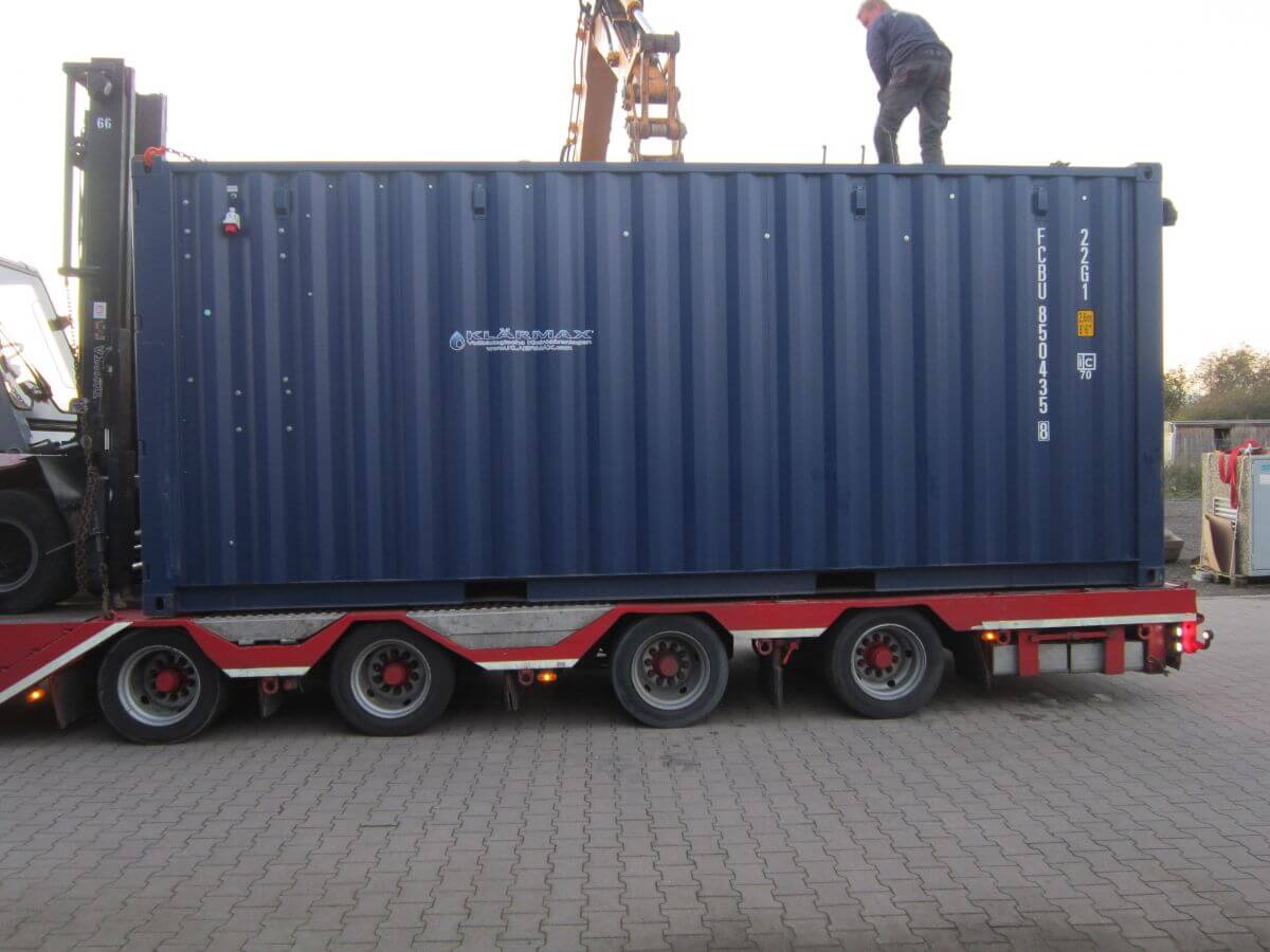 Klärmax® mobile Klaeranlagen im Container